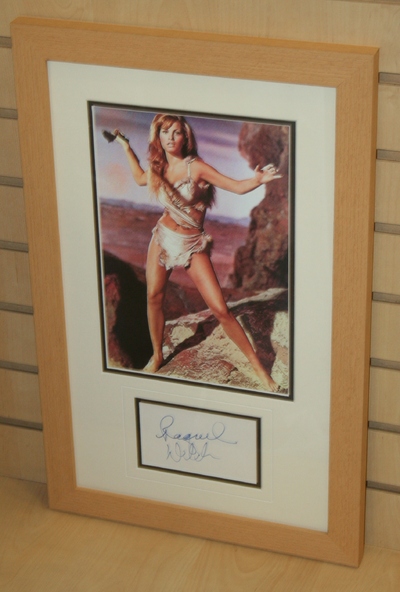 Raquel Welch signed & framed