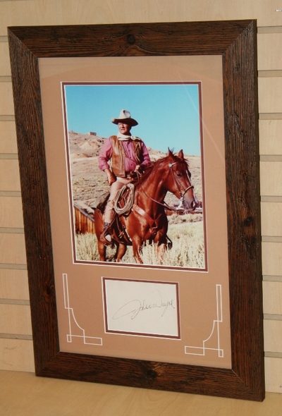 John Wayne signature, stunning