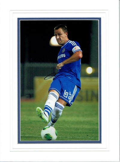 John Terry signed 12 x 8 photo