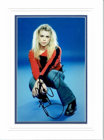 Billie Piper signed 12 x 8