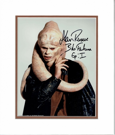 Bib Fortuna signed 10 x 8 photo