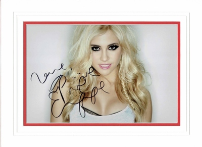 Pixie Lott signed 12 x 8 photo