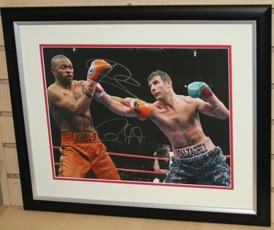 J.Calzaghe & R.Jones jnr signed