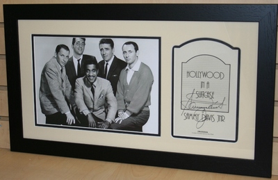 Sammy Davis Jnr book plate