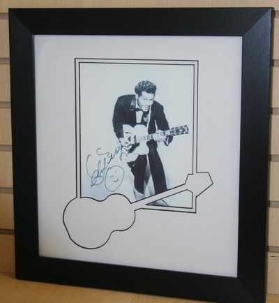 Chuck Berry signed photo