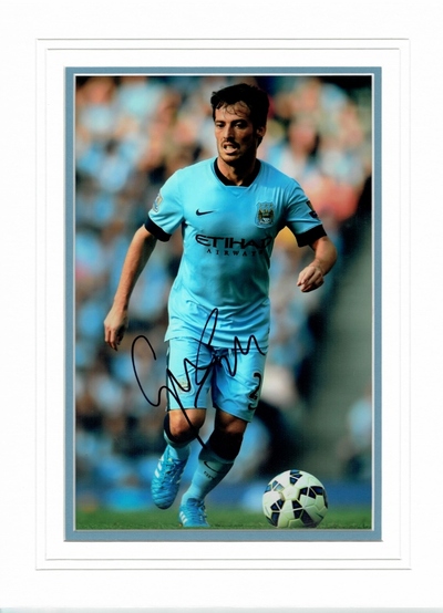 David Silva signed photo