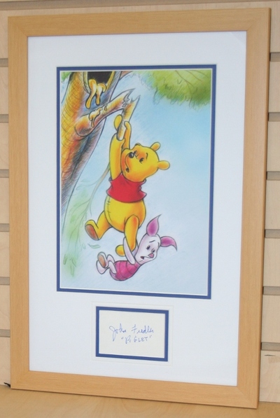 John Fiedler Piglet signed