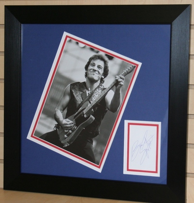 The Boss signed & framed