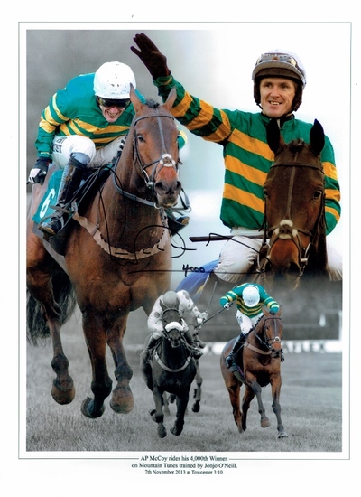 Tony McCoy large 16 x 12 photo