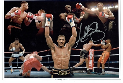 Anthony Joshua 16 x 12 montage