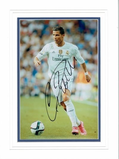 Cristiano Ronaldo signed photo