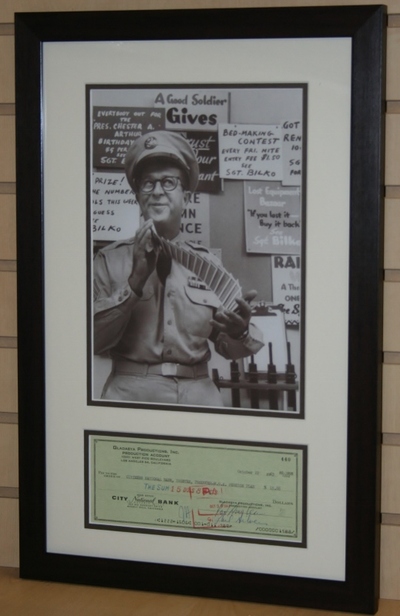 Phil Silvers Bilko autograph