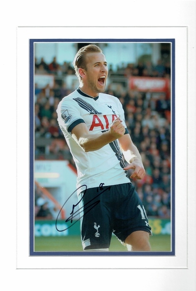 Harry Kane signed A4 photo