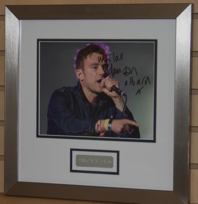 Damon Albarn signed photograph