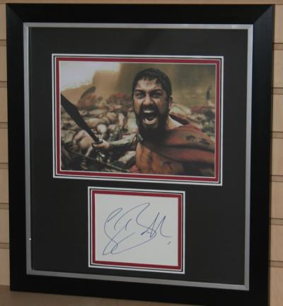 Gerrard Butler "300" autograph