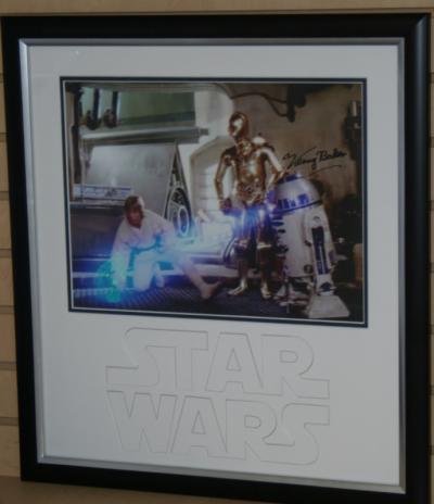 Large Kenny Baker autograph