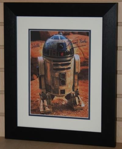 R2D2 signed Kenny Baker