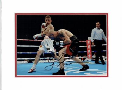 Carl Frampton signed 12 x 8