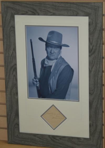 John Wayne autograph