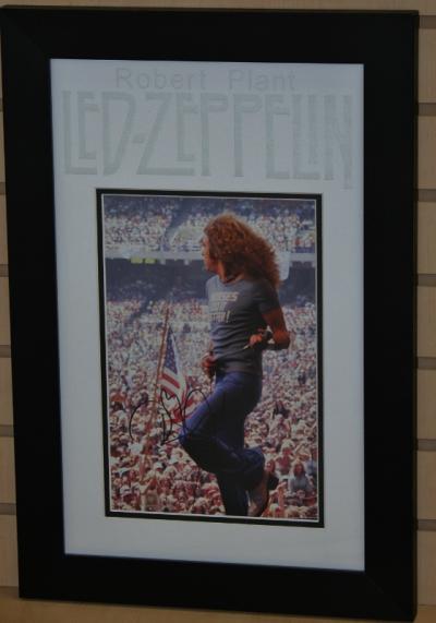 Robert Plant signed photo