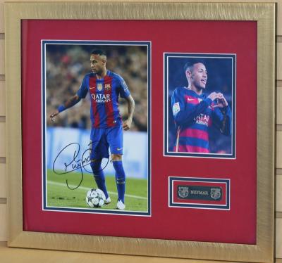 Neymar Jr signed 12 x 8 photo