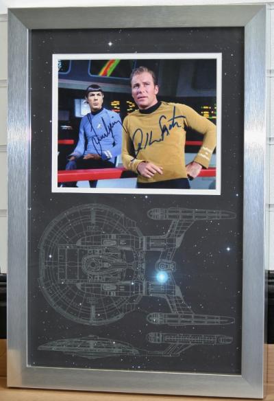 Shatner & Nimoy double signed