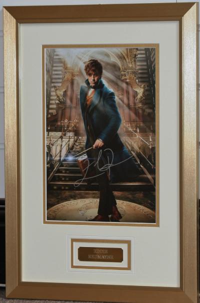 Eddie Redmayne signed photo