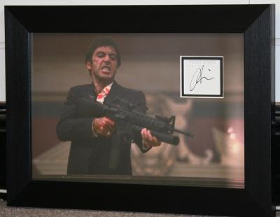 Al Pacino signed Scarface