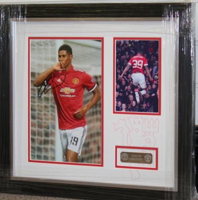 Marcus Rashford signed photo