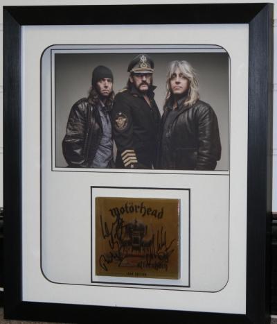 Motorhead signed C.D cover