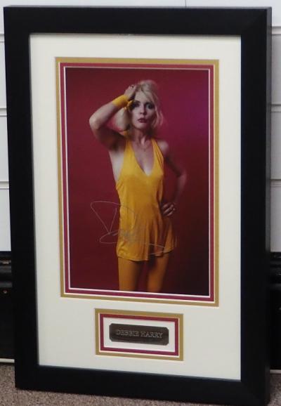 Debbie Harry signed 12 x 8