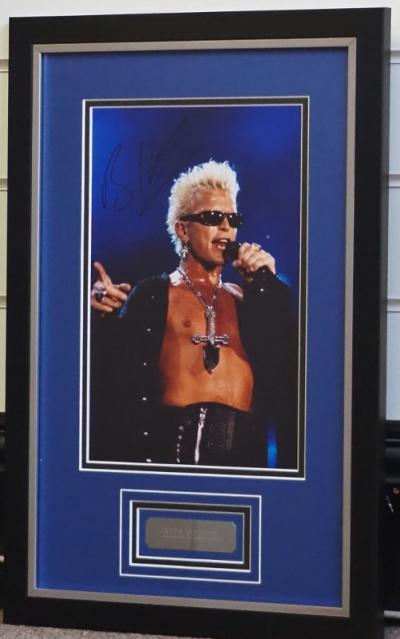 Billy Idol signed 12 x 8 photo