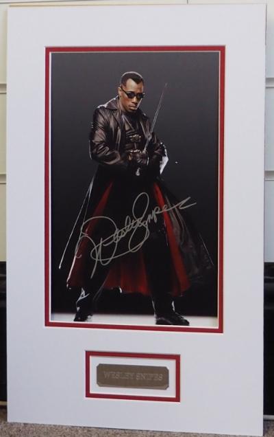Mounted Wesley Snipes 12 x 8