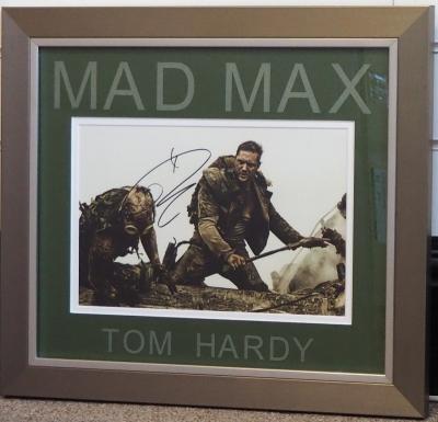 Signed Tom Hardy 12 x 8 photo