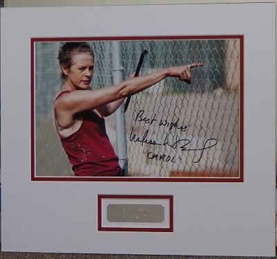 Melissa McBride signed photo