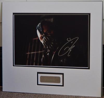 Signed Tom Hardy as Bane