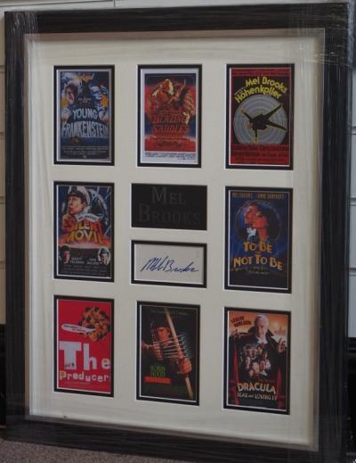 Mel Brooks signed & framed