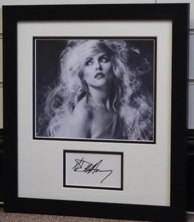 DEBBIE HARRY BLONDIE AUTOGRAPHED SIGNED & FRAMED PP POSTER PHOTO A