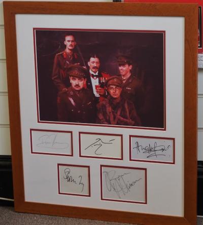 Blackadder Goes Forth signed