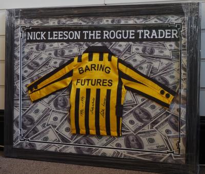 Nick Leeson mini jacket signed