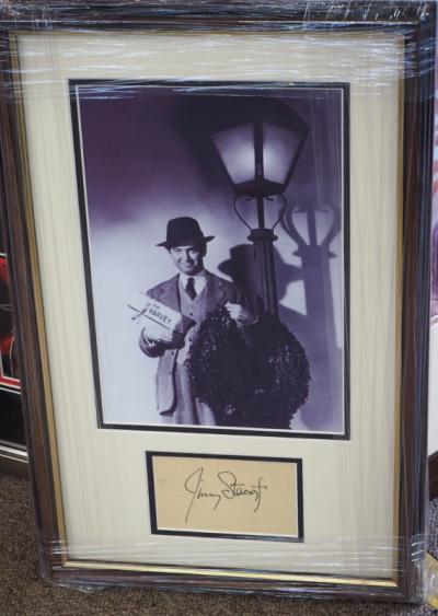 James Stewart autograph