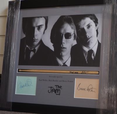 The Jam signed by three