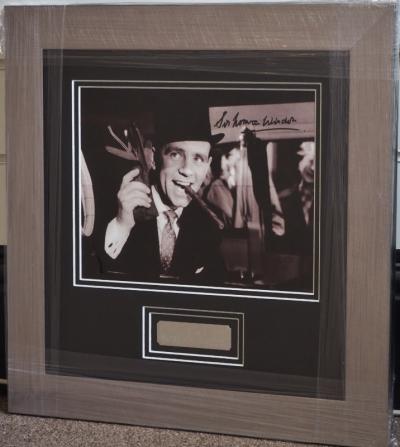 Sir Norman Wisdom autograph