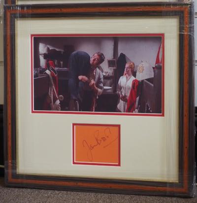 James Booth signed album page