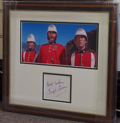Nigel-Greene signed album page