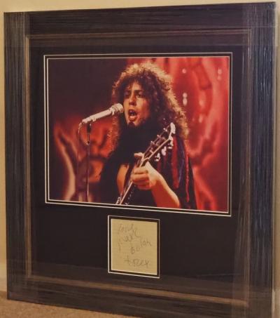 Marc Bolan autograph RARE