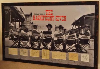 The Magnificent 7 cast signed