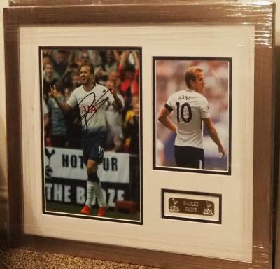 Harry Kane signed A4 photo