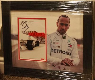 Lewis Hamilton autograph