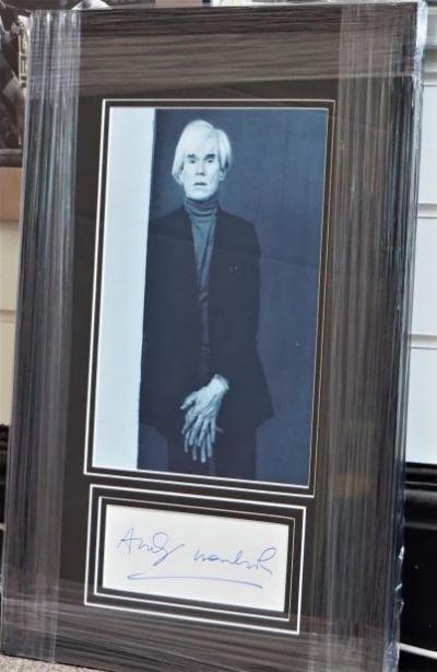 Andy Warhol Autograph